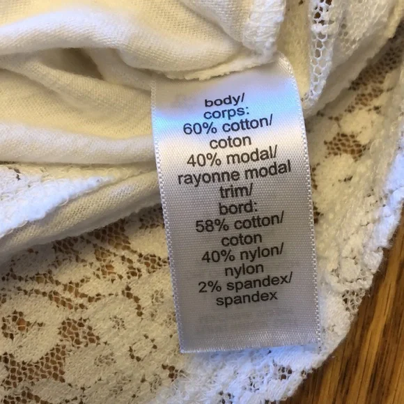 Maurices long sleeve tee with lace size medium - Picture 6 of 7